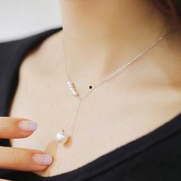 明星同款彩色珠珠项链,时尚潮流必备单品